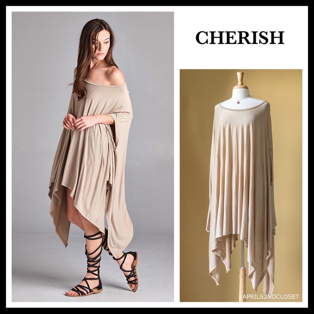 A-LINE DRAPED HI-LO TUNIC MINI MIDI DRESS A2C - Picture 8 of 8